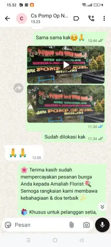 Testimonial Papan Bunga panacaran