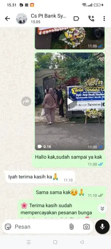 Testimonial Papan Bunga panacaran