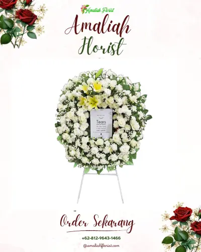 Krans Bunga Duka Cita panacaran